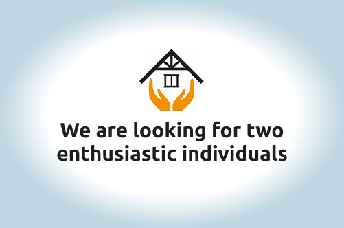 We're looking for two enthusiastic individuals